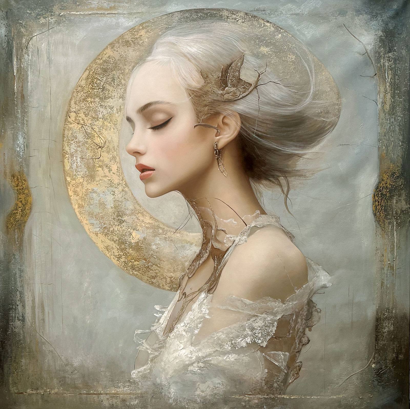 Ash and Light, painting by Jehan Legac