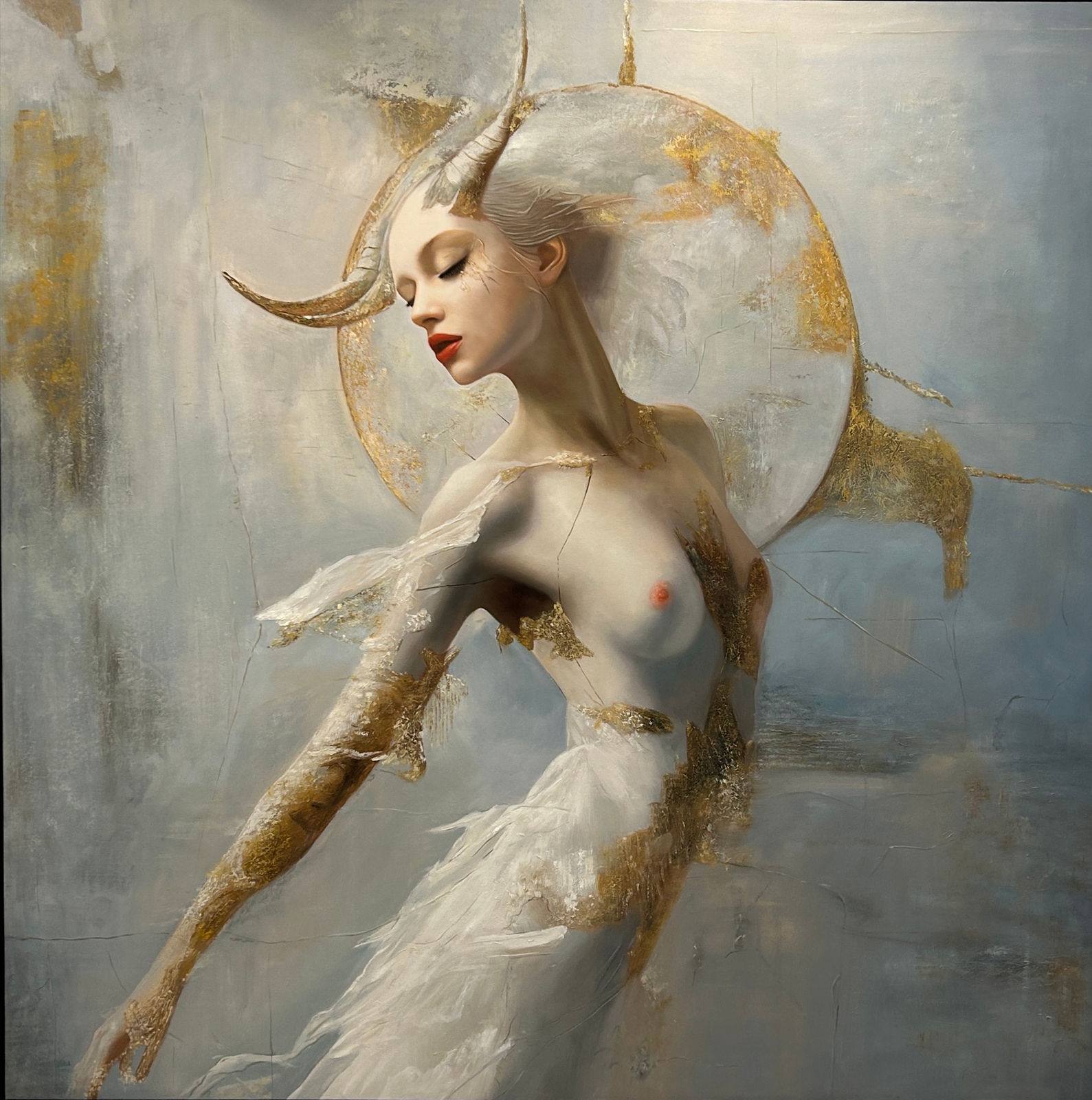 The Ecliptic Grace, painting by Jehan Legac